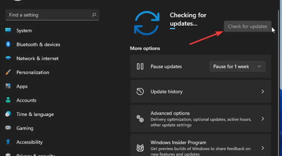 windows 11 buscar actualizaciones