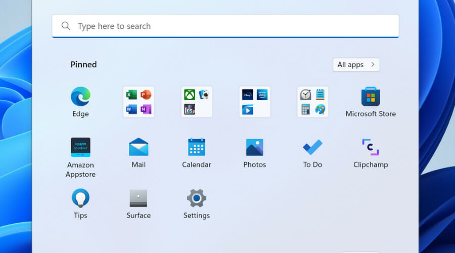 Ahora puede agregar carpetas en la sección de aplicaciones ancladas de Windows 11
