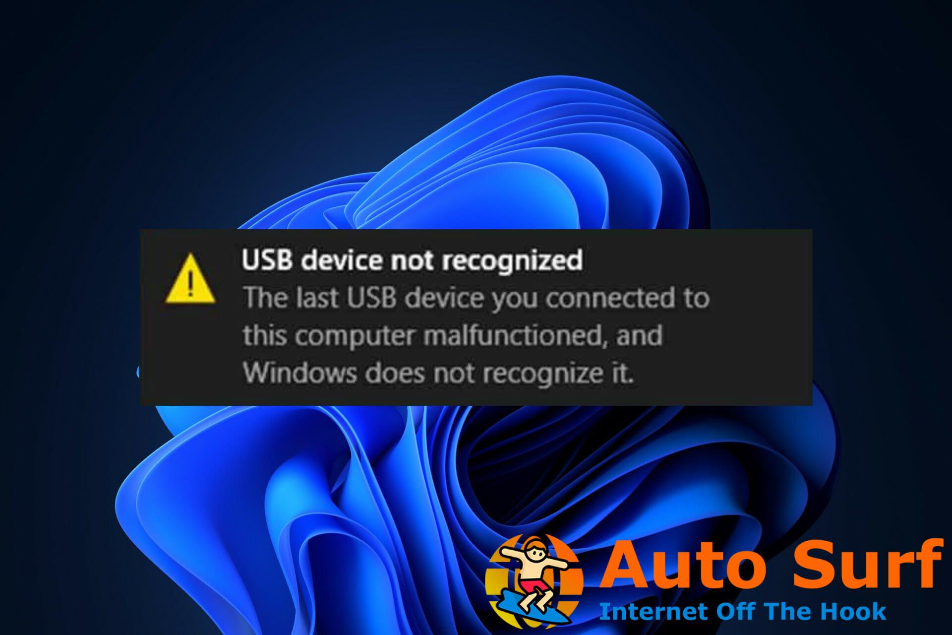 ¿El dispositivo USB de Garmin no se reconoce en Windows 11? Arréglalo ahora