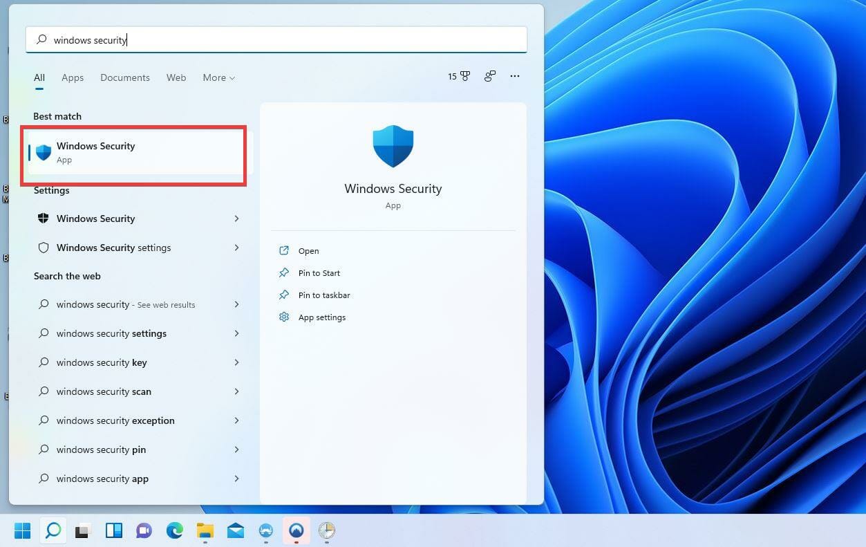 Deshabilite el ejecutable del servicio antimalware de Windows 11