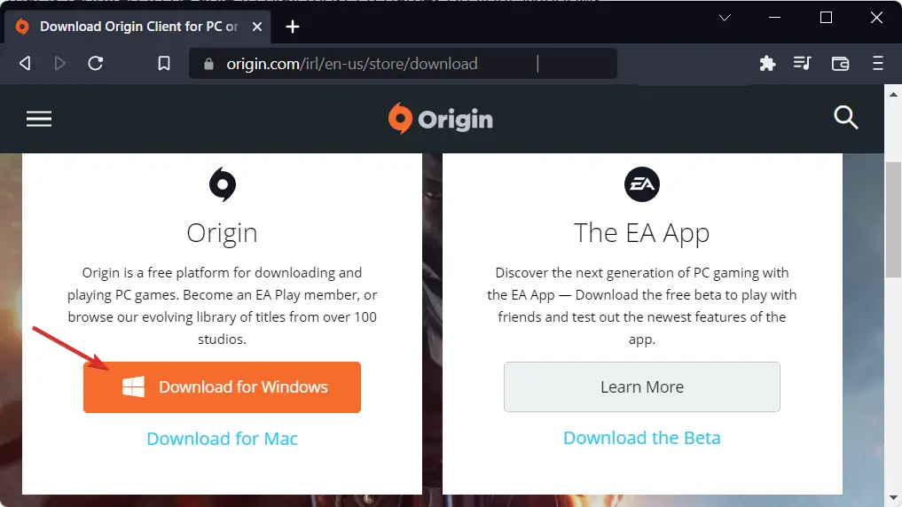 download-origin cómo descargar origin en windows 11