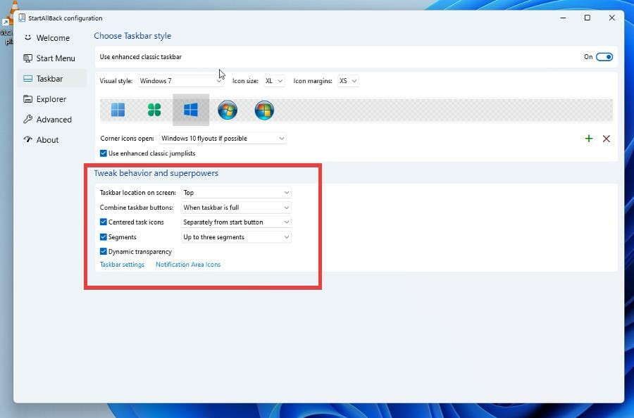 Use StartAllBack en Windows 11 para volver a la interfaz de Windows 10
