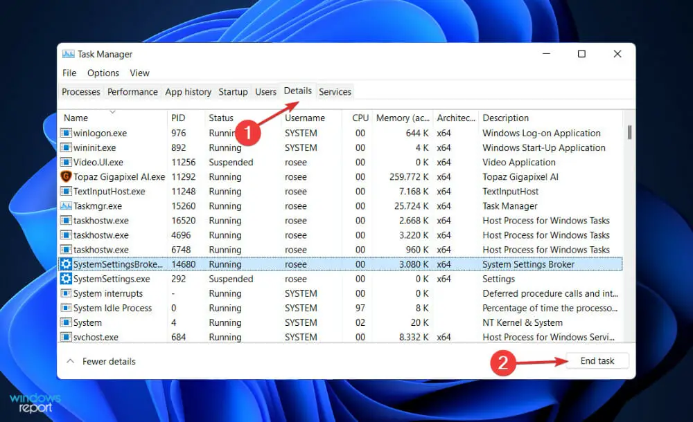 end-tarea-cualquier búsqueda del explorador de archivos de Windows 11 no funciona