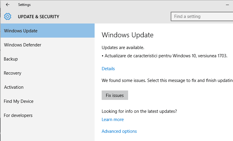 aplicar actualizaciones windows 10