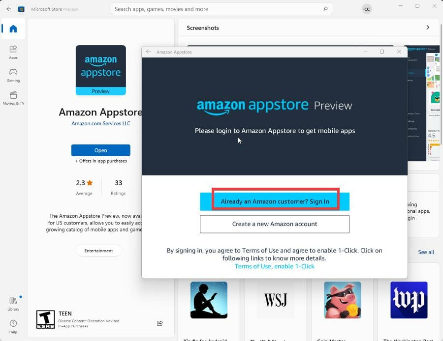 Cómo habilitar la tienda de aplicaciones de Amazon en Windows 11