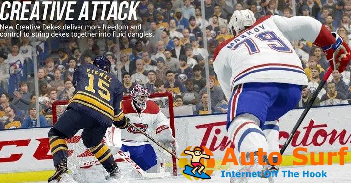 Errores de NHL18: bloqueos del juego, errores de “Error al recuperar datos” y más