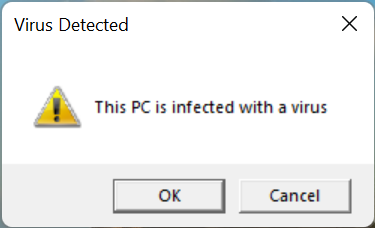 Bromas falsas de error de Windows 11