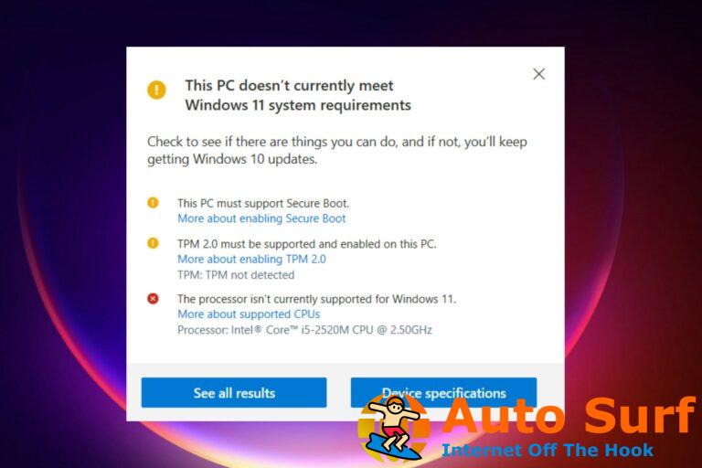 ¿Se cumplen los requisitos de Windows 11 pero no se puede instalar?  Arréglalo ahora