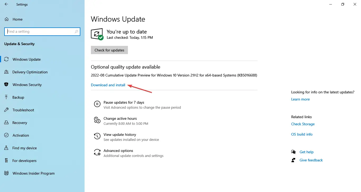 descargue e instale para reparar la persona que llama mal en el grupo de Windows 10