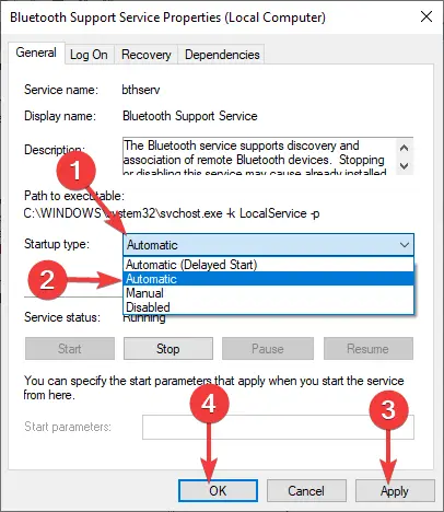 Servicio de soporte automático de Bluetooth: conexión automática de bluetooth de Windows 11