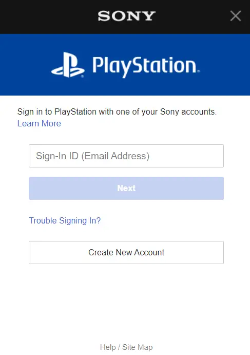 PSN iniciar sesión en la red de PlayStation