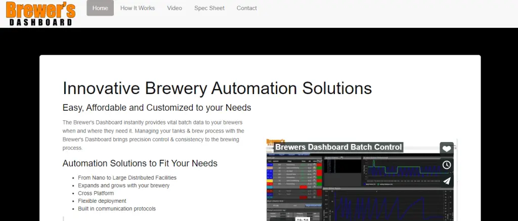 Brewer's Dashboard - software de elaboración de cerveza
