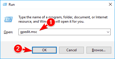 ventana de ejecución gpedit algunas miniaturas no muestran Windows 10 