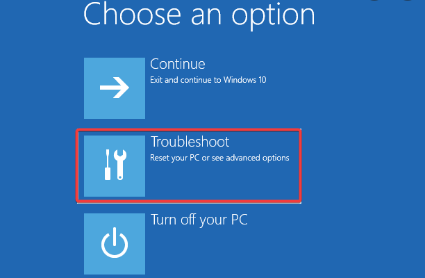 bucle de pantalla azul Windows 10