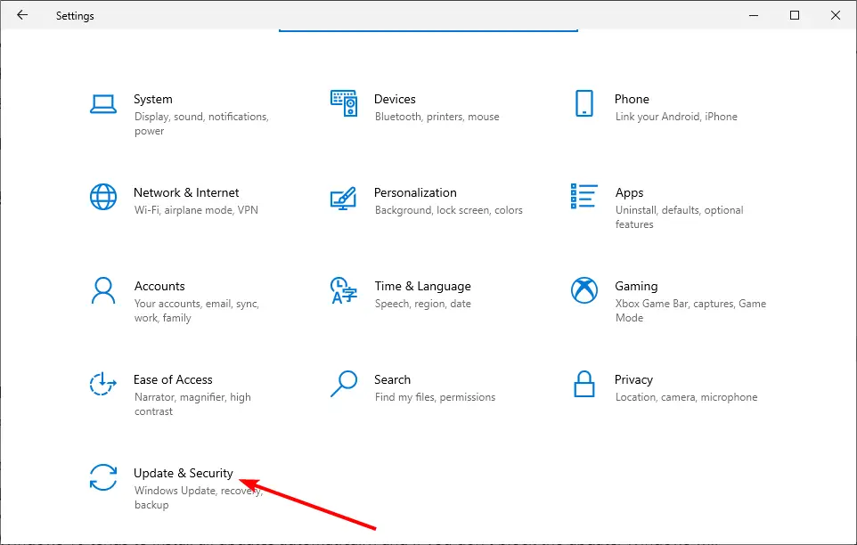 la actualización y la seguridad no pueden crear una nueva carpeta Windows 10