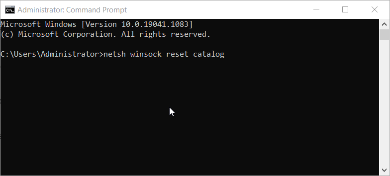 El comando de restablecimiento de netsch winsock no puede configurar Opera como navegador predeterminado