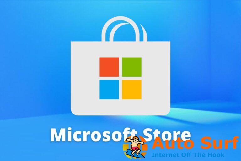 Notificación de compra de Microsoft Store hace unos momentos: corrección