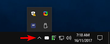 El icono Quitar hardware de forma segura no muestra los accesos directos de la barra de navegación de los dispositivos
