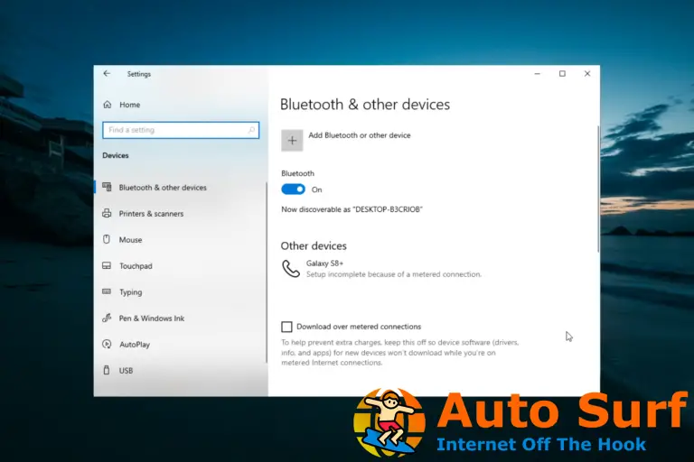 7 correcciones para el altavoz Bluetooth que no aparece en Windows 10
