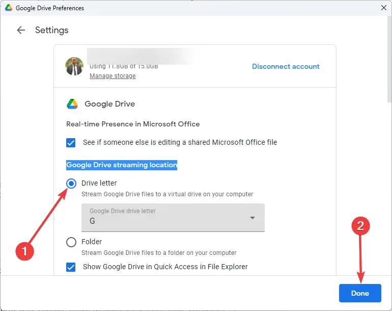 Solución: Google Drive desapareció del Explorador de archivos de Windows 11