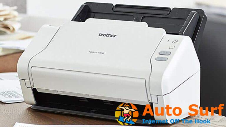 REVISIÓN: El escáner de la impresora Brother no funciona / se conecta a la PC