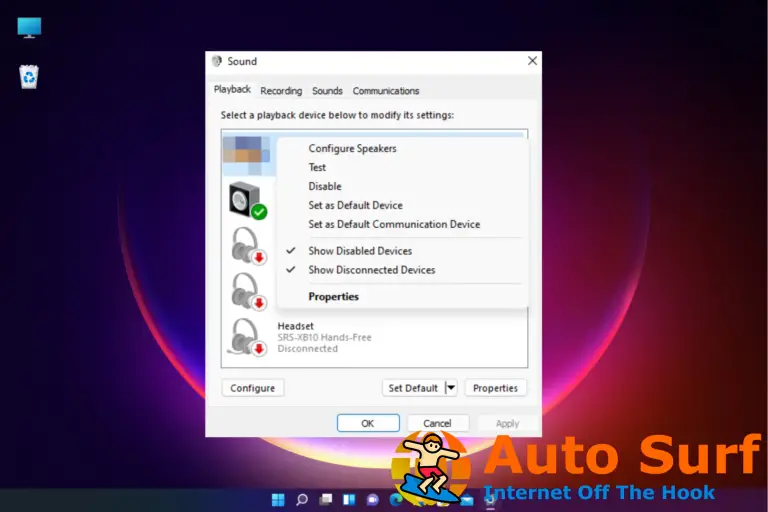 Solución: el audio de la placa base no funciona en Windows 11