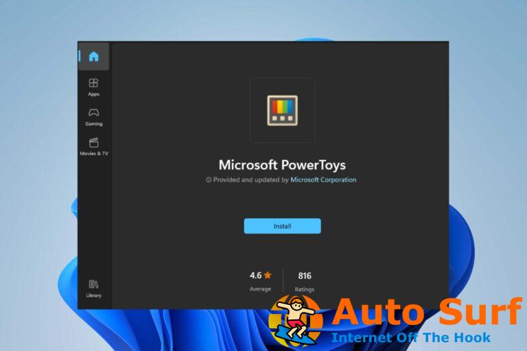 PowerToys no se instala en Windows 11: cómo solucionarlo