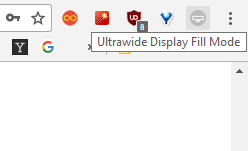 Relación de aspecto de pantalla ultraancha para Chrome