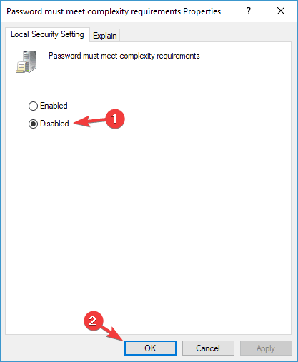 No se puede actualizar la contraseña de la cuenta de la computadora