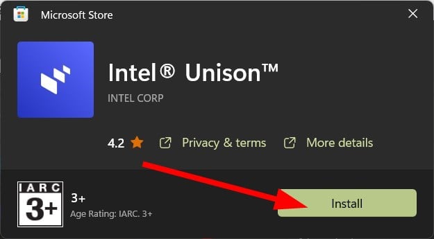 Solución: Intel Unison no funciona en Windows 11