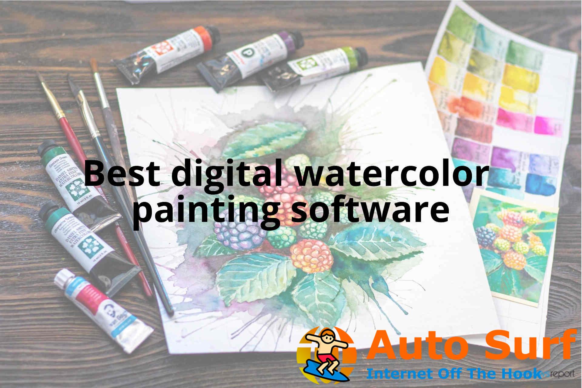 5+ mejores software de pintura de acuarela digital