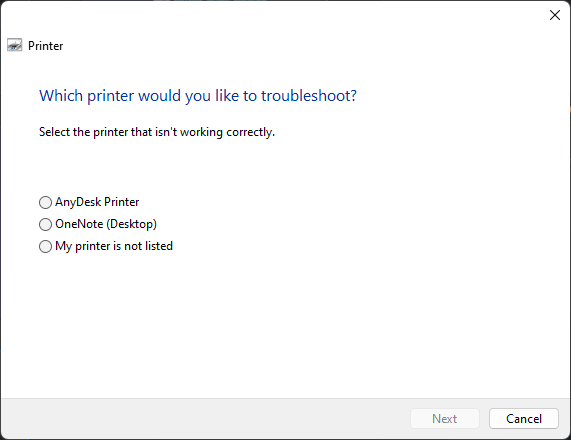 Solución de problemas de la impresora