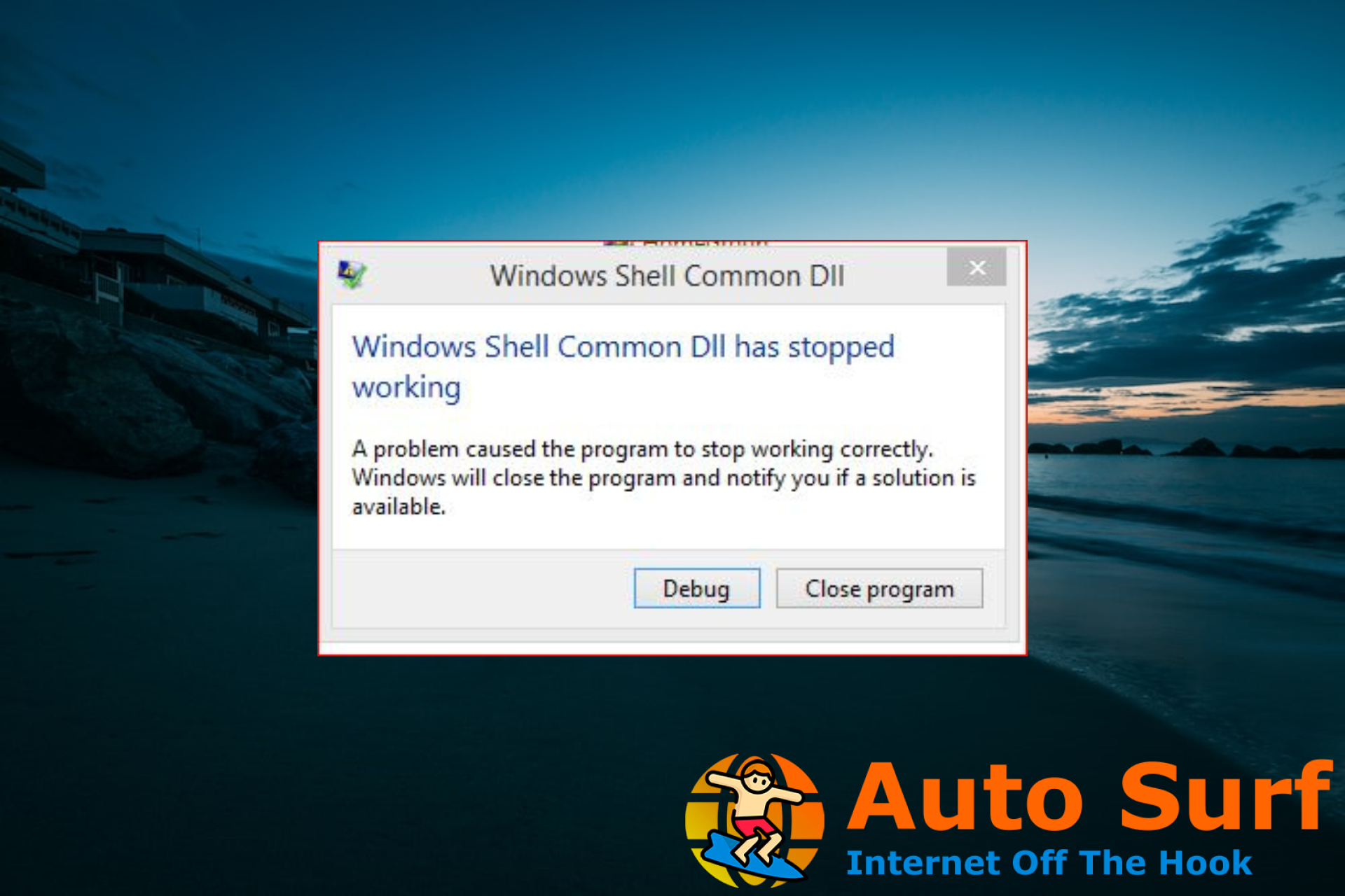 Windows Shell Common DLL ha dejado de funcionar: 11 formas de solucionarlo