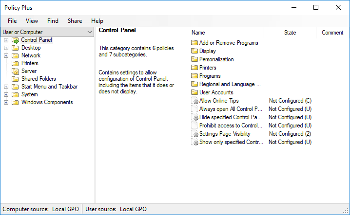 policy plus Windows 10 no tiene editor de directivas de grupo