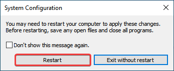 reiniciar para arreglar el modo avión enciende automáticamente Windows 10