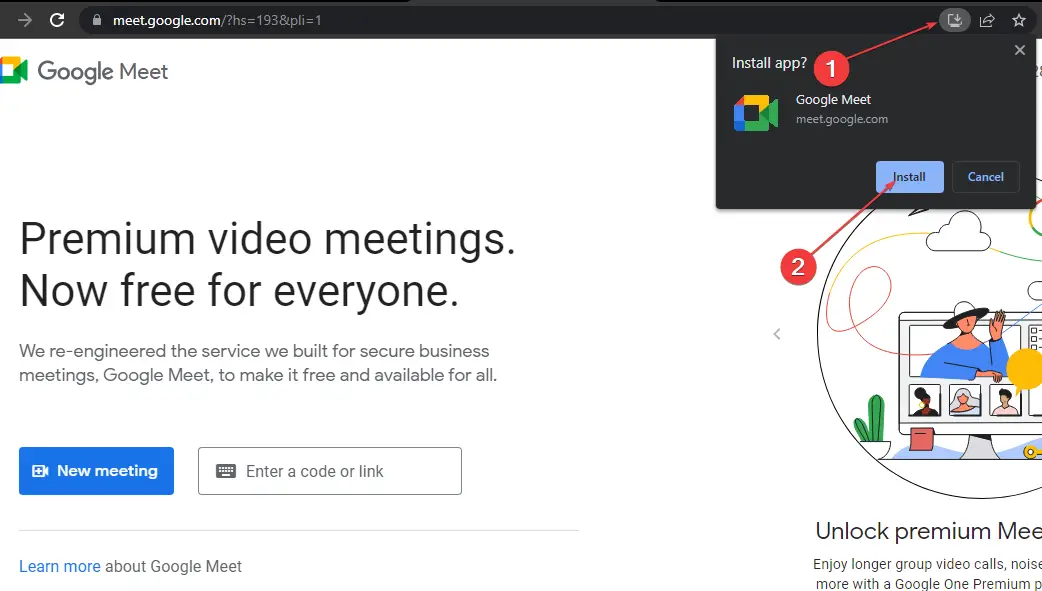 Google Meet para Windows 11: Cómo descargar e instalar