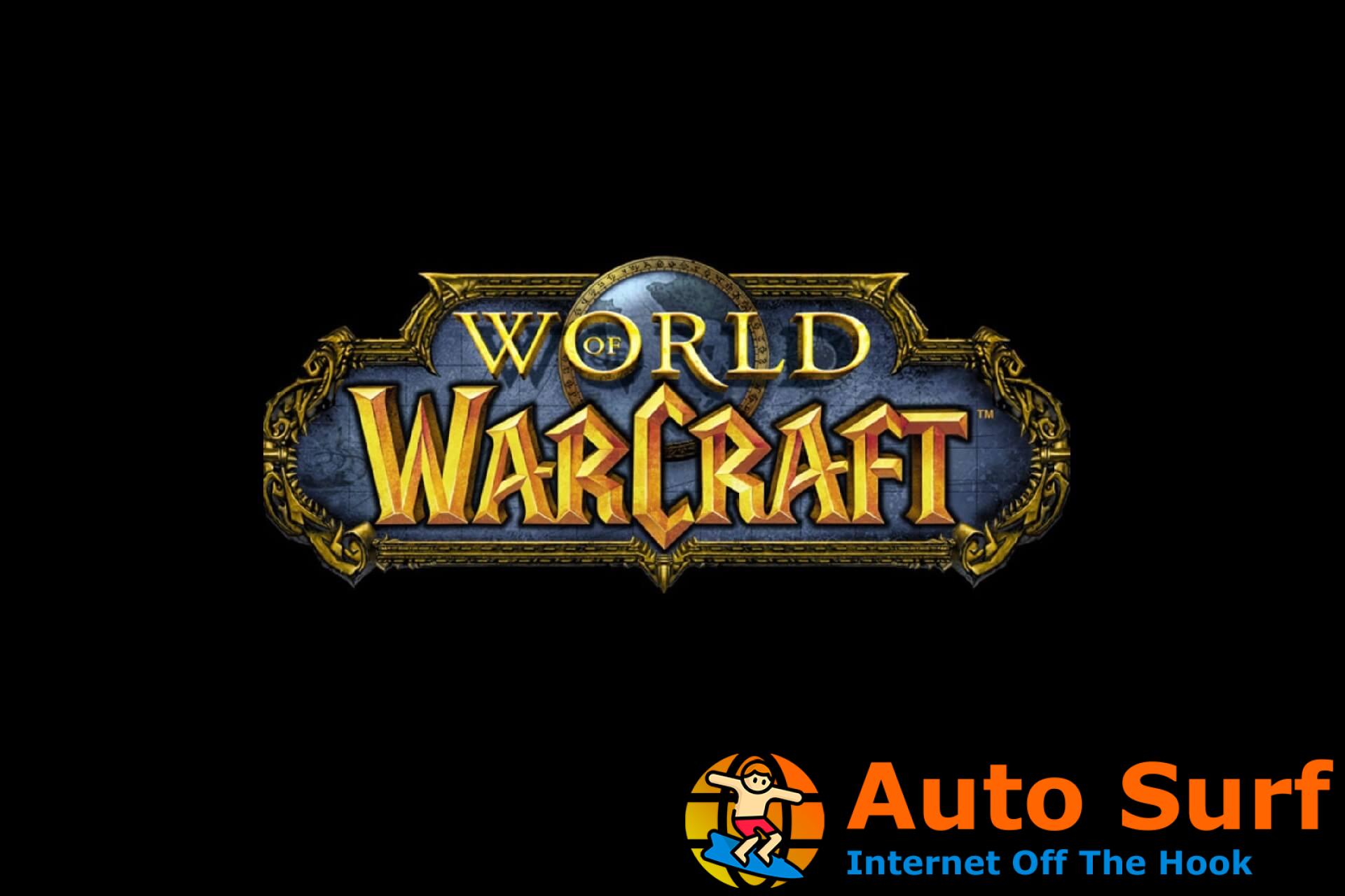 Solución: World of Warcraft no pudo iniciar la aceleración 3D