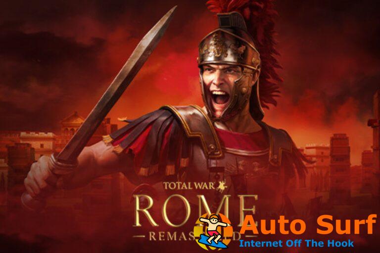 ¿Roma Total War Crashing?  5 formas rápidas de solucionarlo