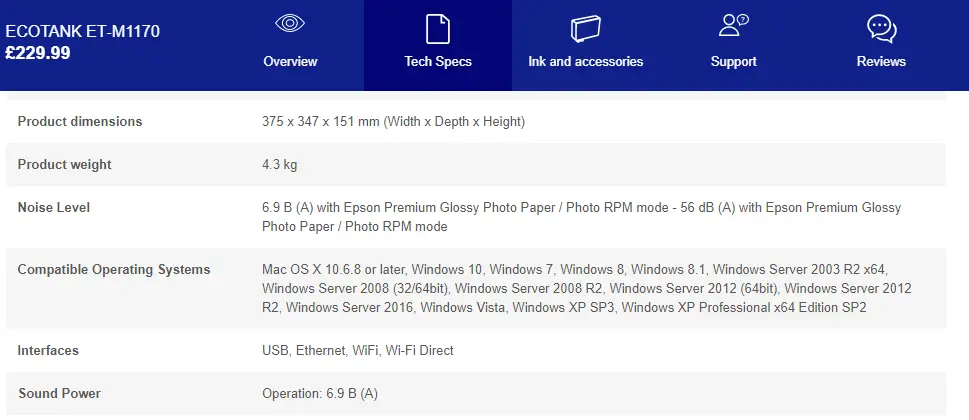 Windows no tiene un perfil de red para este dispositivo Impresoras Epson
