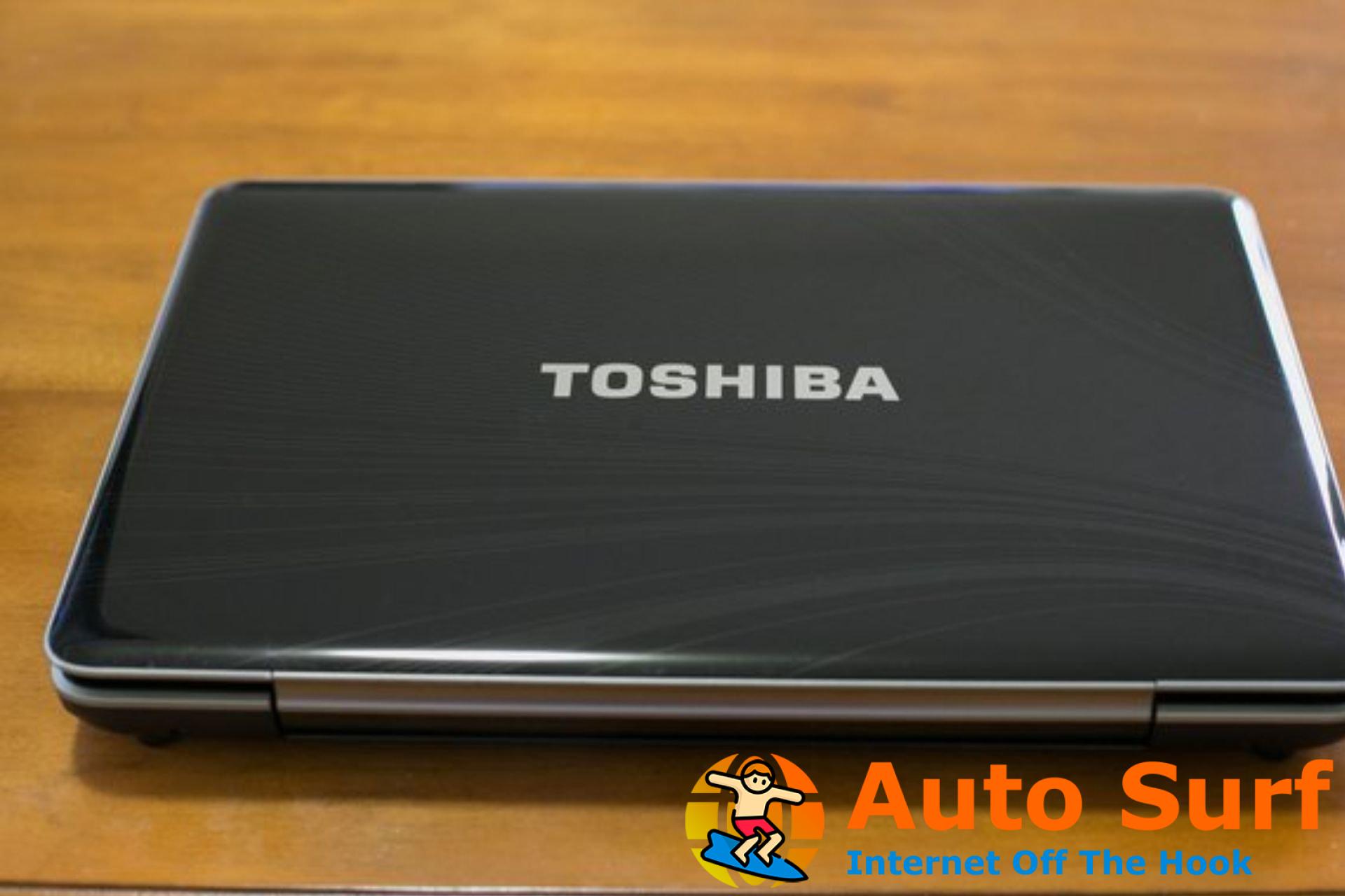 Pantalla negra de la computadora portátil Toshiba: 3 formas rápidas de solucionarlo