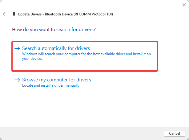 No se pudo iniciar Microsoft Bluetooth Stack: 5 arreglos para usar