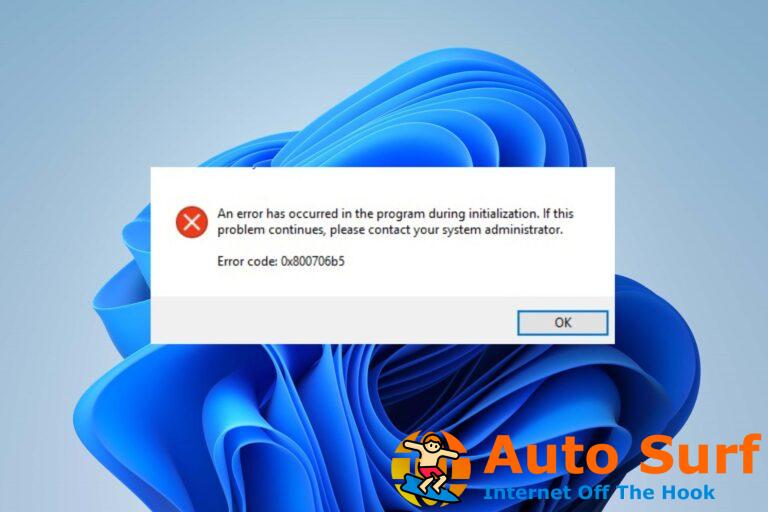 0x800706b5 Error de actualización de Windows: 4 formas de solucionarlo