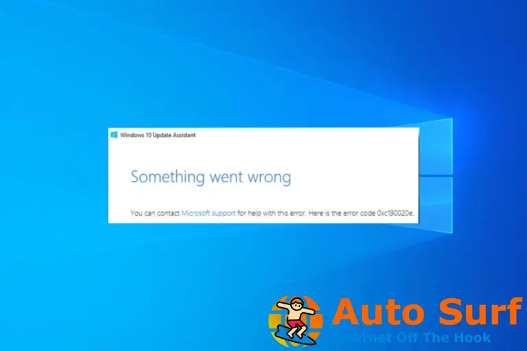 0xc190020e Error de actualización de Windows: cómo solucionarlo