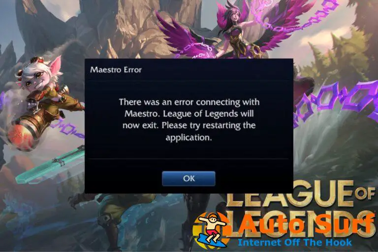 Solución: error de League of Legends al conectarse con Maestro
