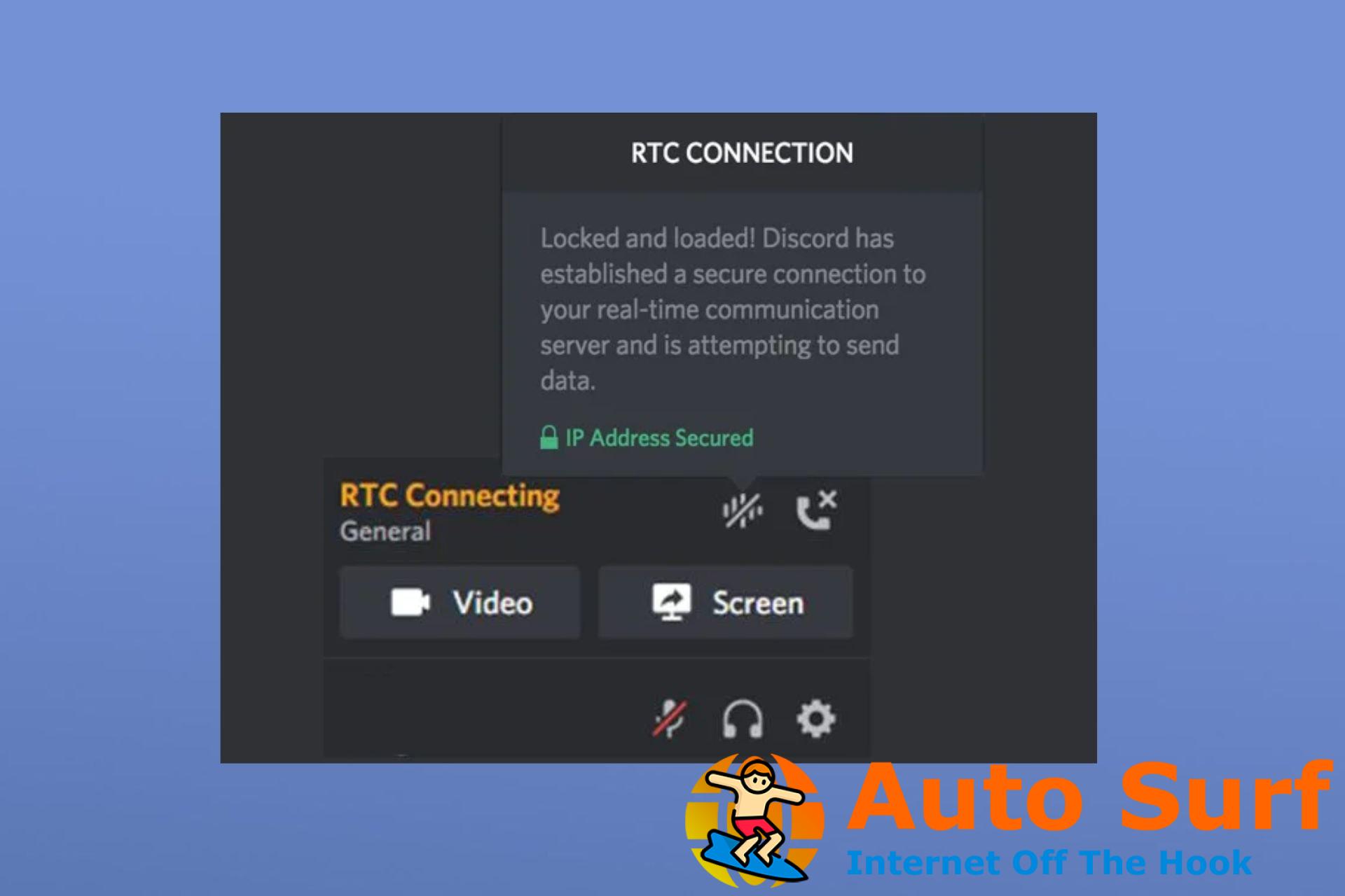 ¿Discord atascado en la conexión RTC? Cómo arreglarlo en 3 pasos