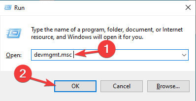 Error de desplazamiento del administrador de dispositivos de Windows 10