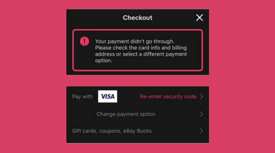 ¿Ebay no acepta pagos con tarjeta de crédito? Prueba nuestros métodos