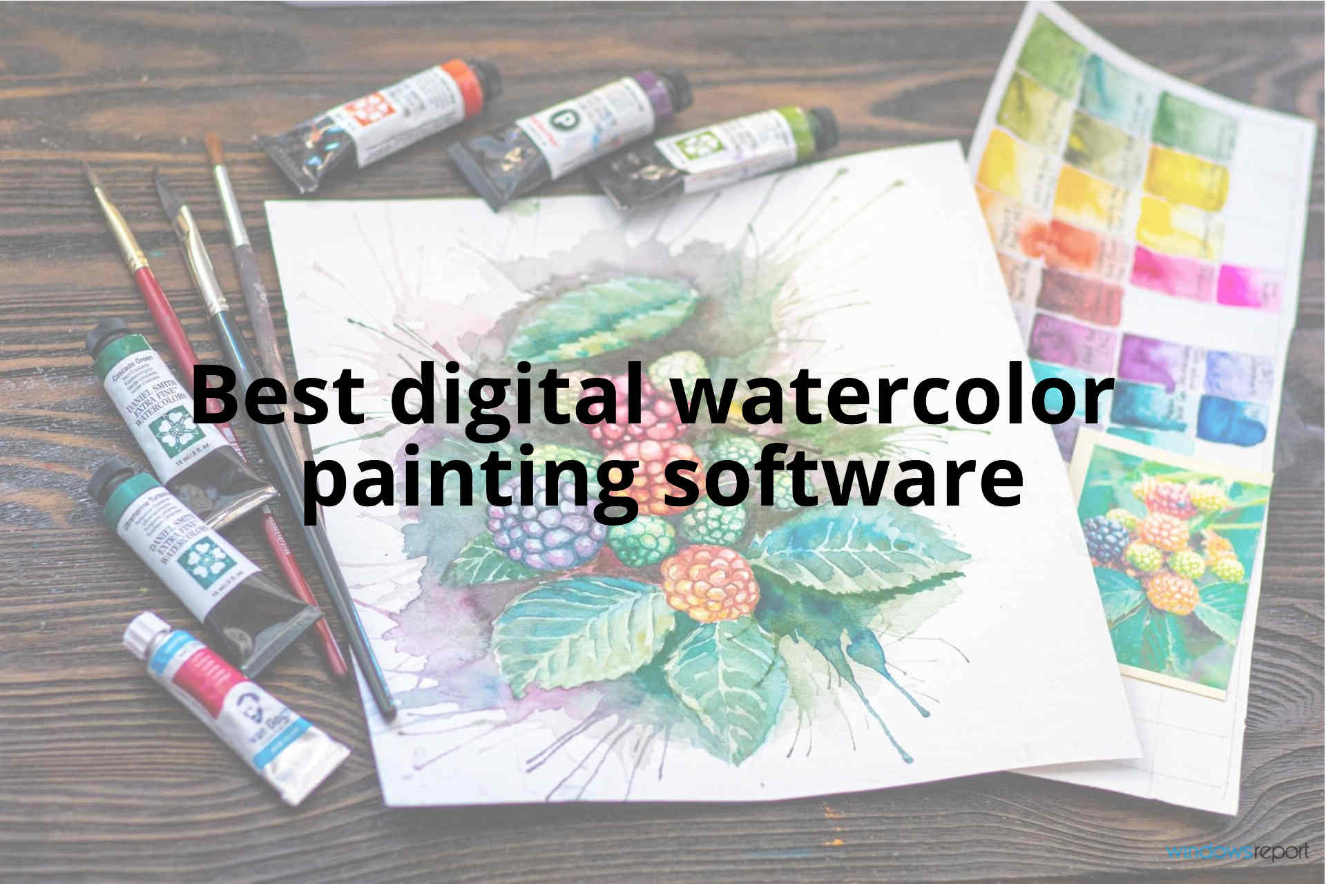 ¿Cuáles son los mejores programas de pintura de acuarela digital?