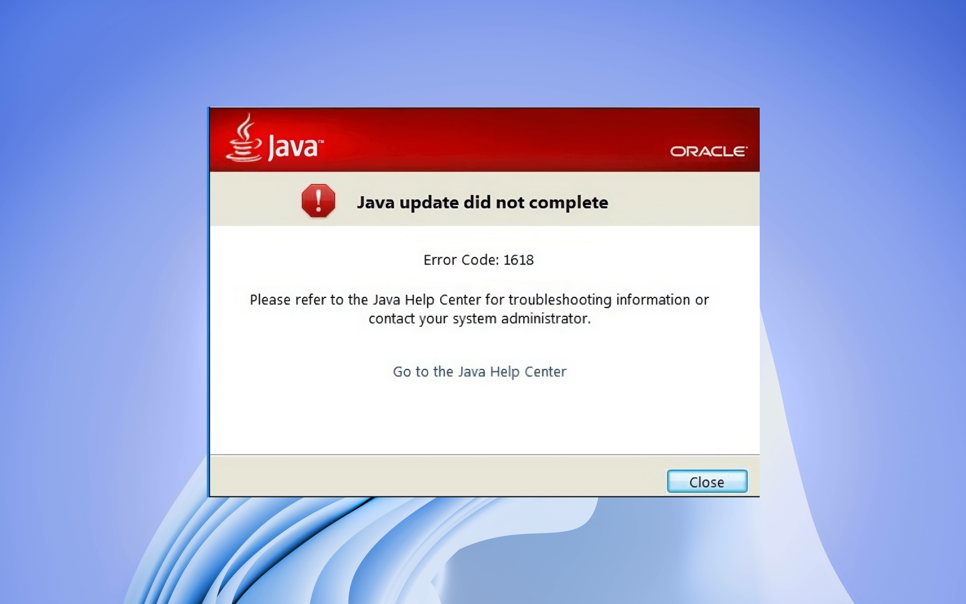 Código de error de Java 1618: causas y soluciones rápidas