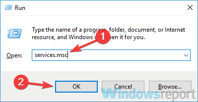 services.msc ejecutar ventana geforce experiencia error windows 10
